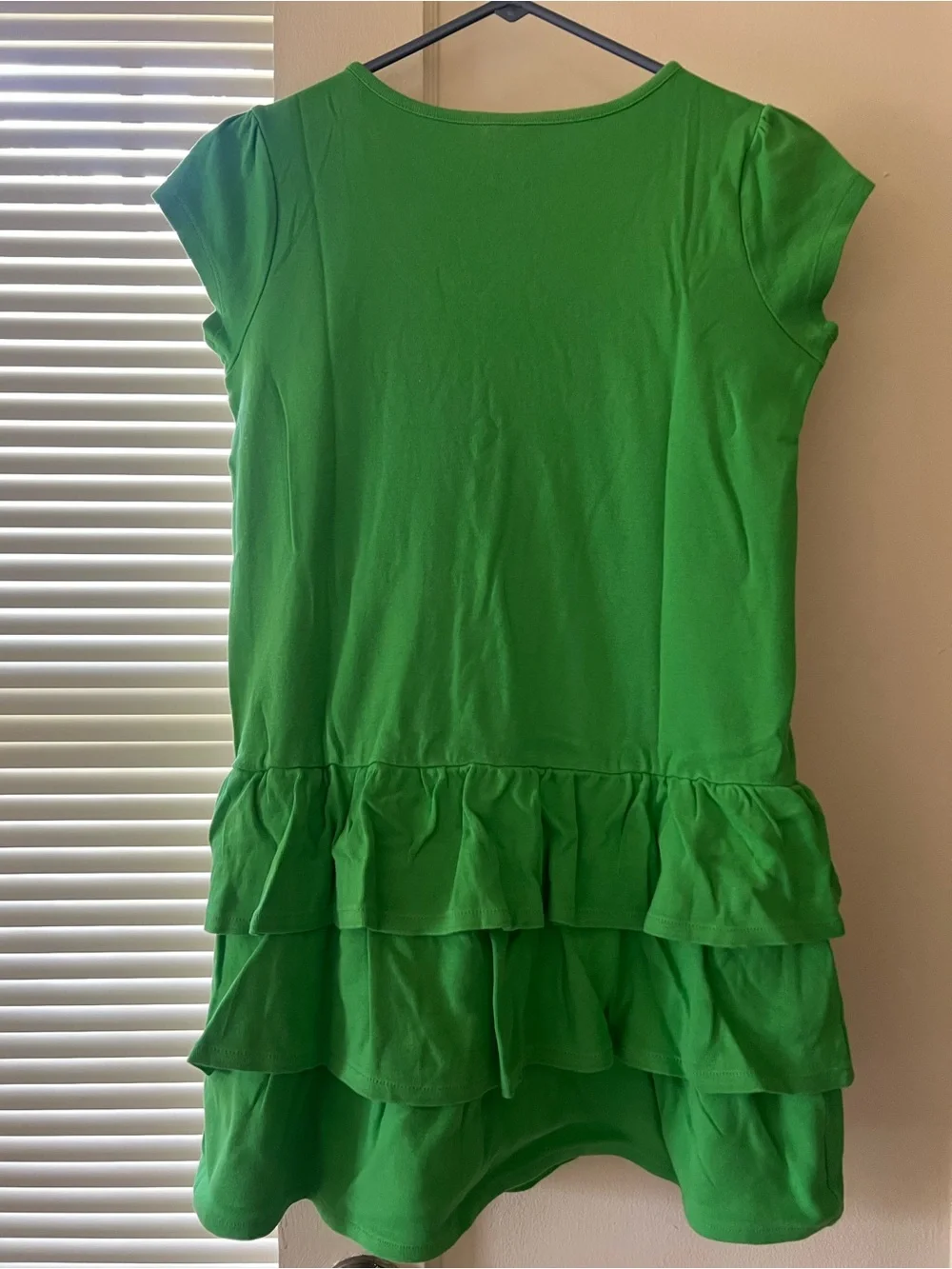Gymboree Green Rainbow & Shamrock Ruffle Dress